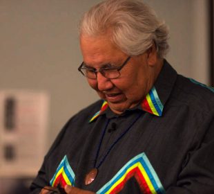 A photo of Murray Sinclaire, in reflective mood