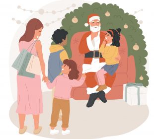 I wonder if like everything else, wait times to see Santa are also on the rise?