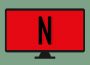 A sketch of a tv screen with the Netflix logo on.