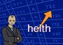 A version of the “stonks” meme with a baby in a suit and “helth” with an upwards pointing arrow.