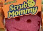 A photo of a scrub, boxed. The product label says Scrub Mommy and has a smiling emoji face.