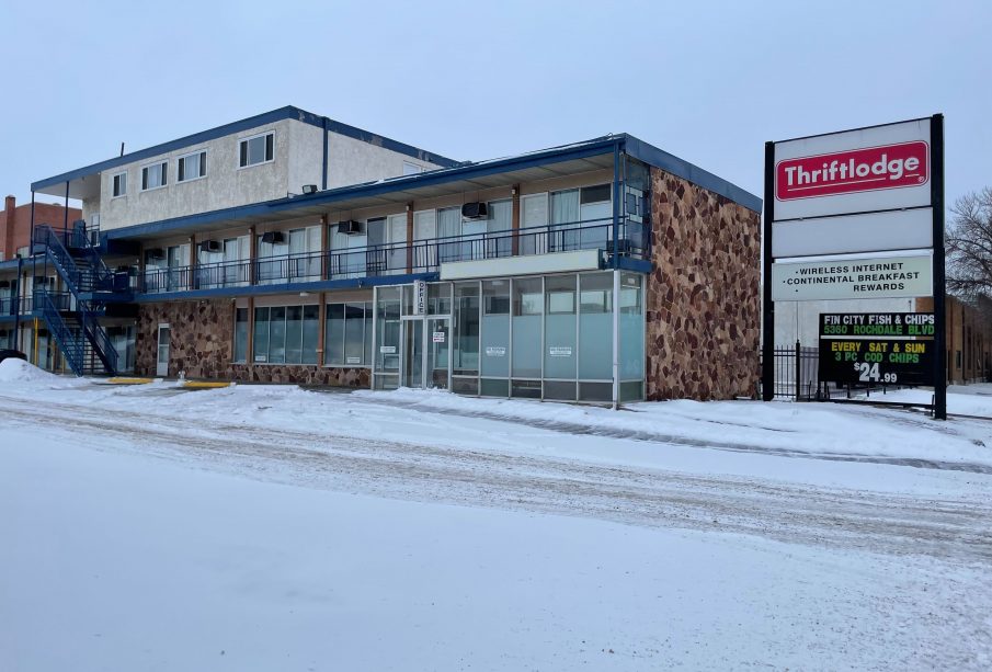 A photo of the Thriftlodge by Wyndham motel on 1009 Albert St., Regina.