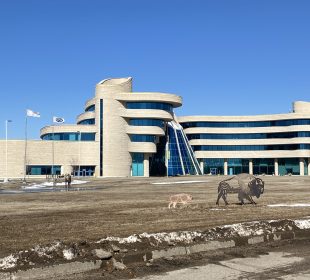 A photo of the First Nations University campus in Regina.