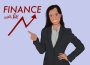 Pall, a woman in a suit is drawn pointing at a graphic that reads “Finance with Pall”