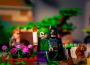 Lego action figures of Batman and The Joker, with several other figures in the background.