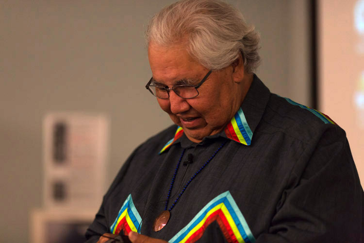 A photo of Murray Sinclaire, in reflective mood