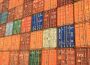 A photo of an array of shipping containers.