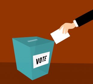 Vote in College West.