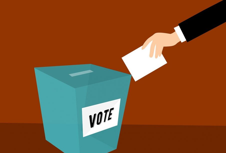 Vote in College West.