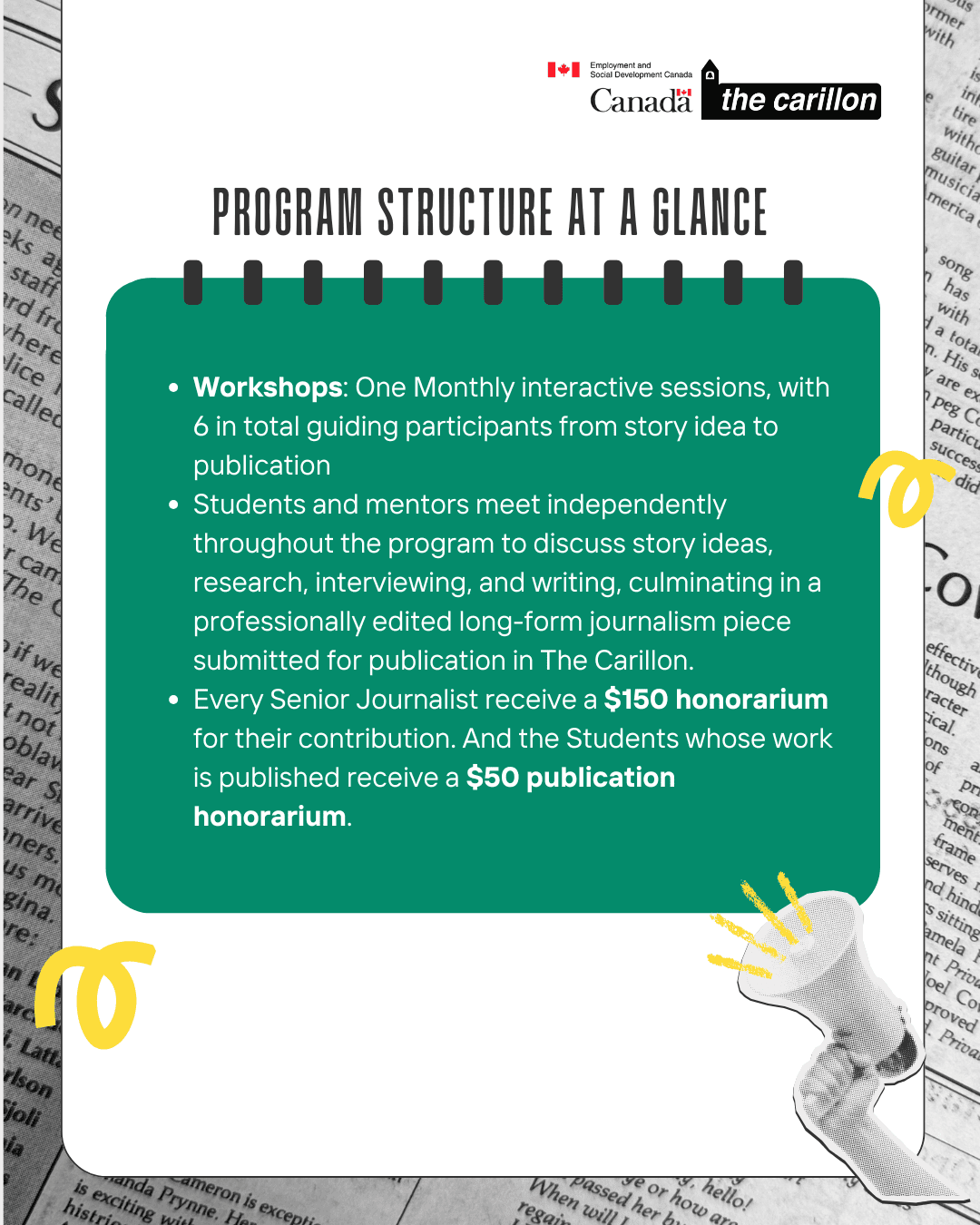 PMEJ Program informational poster three
