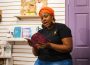 Iryn Tushabe reading an excerpt from her story “A Separation.”