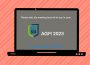 A laptop screen showing a Zoom waiting screen that says “Please wait, the meeting host will let you in soon,” and the URSU logo with the text “AGM 2023.”