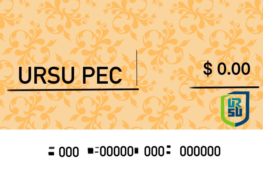 URSU PEC cheque sits at zero dollars. 