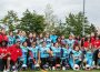A team photo of the U18 Indigenous women’s football team, with new coach Jill Fast.