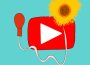 The YouTube logo with a clown water flower squirting water.
