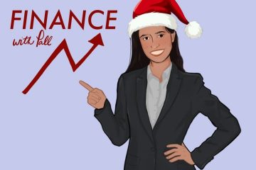 Pall, a woman in a suit is drawn pointing at a graphic that reads “Finance with Pall”